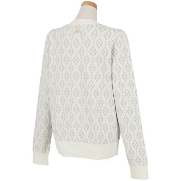 セントアンドリュース St ANDREWS　レディース ダイヤロゴジャガード 長袖 クルーネック ニット プルオーバー 043-5270154　2025年モデル 詳細1 詳細6