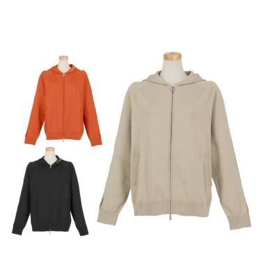 セントアンドリュース St ANDREWS　レディース 天竺 長袖 フルジップ ニット フーディ 043-5272052　2025年モデル 詳細1