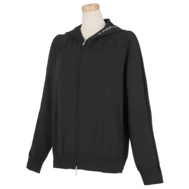 セントアンドリュース St ANDREWS　レディース 天竺 長袖 フルジップ ニット フーディ 043-5272052　2025年モデル 詳細1 詳細4