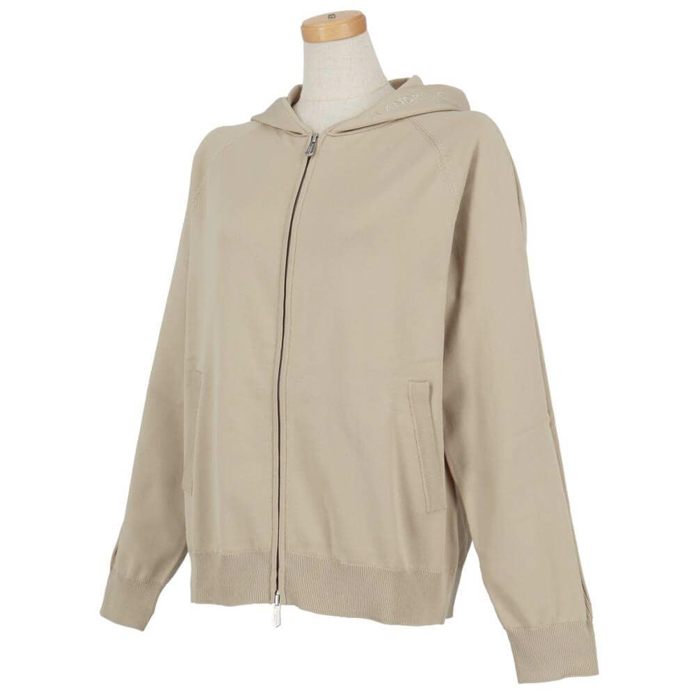 セントアンドリュース St ANDREWS　レディース 天竺 長袖 フルジップ ニット フーディ 043-5272052　2025年モデル 詳細1 詳細7