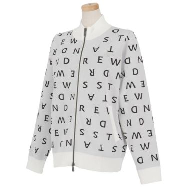 セントアンドリュース St ANDREWS　レディース ロゴジャガード 長袖 フルジップ ニット 043-5272054　2025年モデル 詳細1 詳細7