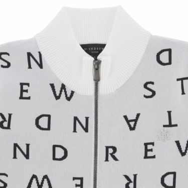 セントアンドリュース St ANDREWS　レディース ロゴジャガード 長袖 フルジップ ニット 043-5272054　2025年モデル 詳細1 詳細8