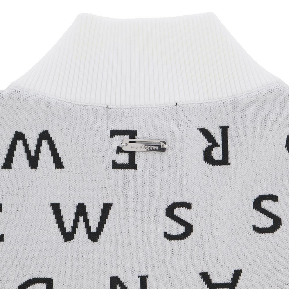 セントアンドリュース St ANDREWS　レディース ロゴジャガード 長袖 フルジップ ニット 043-5272054　2025年モデル 詳細1 詳細9