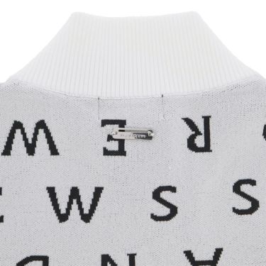 セントアンドリュース St ANDREWS　レディース ロゴジャガード 長袖 フルジップ ニット 043-5272054　2025年モデル 詳細1 詳細9