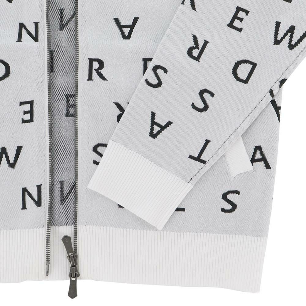 セントアンドリュース St ANDREWS　レディース ロゴジャガード 長袖 フルジップ ニット 043-5272054　2025年モデル 詳細1 詳細10