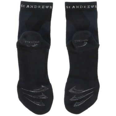 セントアンドリュース St ANDREWS　メンズ ショートソックス 042-5286853 010 ブラック　2025年モデル ブラック 詳細2