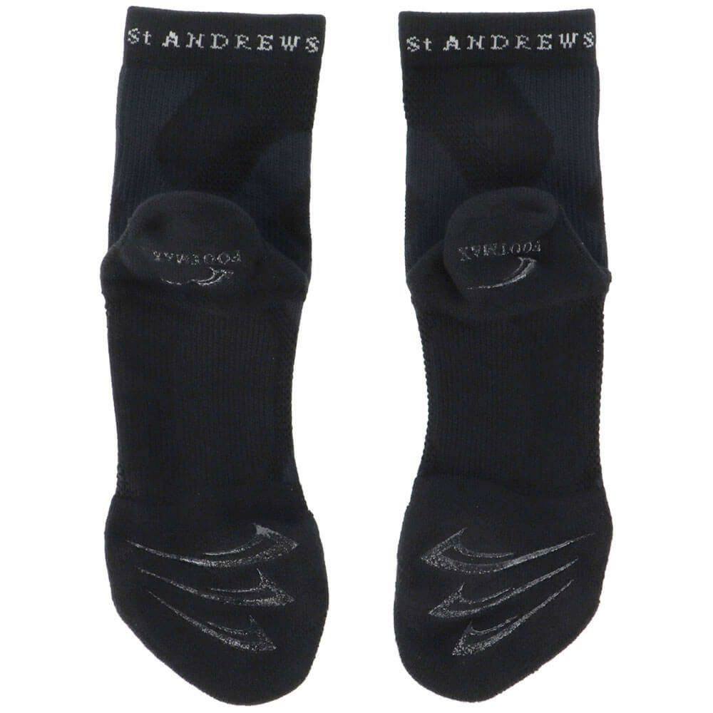 セントアンドリュース St ANDREWS　メンズ ショートソックス 042-5286853 010 ブラック　2025年モデル ブラック 詳細2