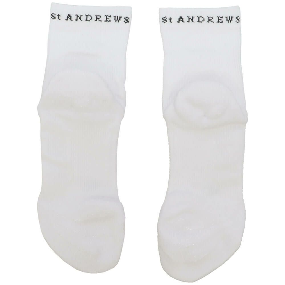 セントアンドリュース St ANDREWS　メンズ ショートソックス 042-5286853 030 ホワイト　2025年モデル ホワイト 詳細2