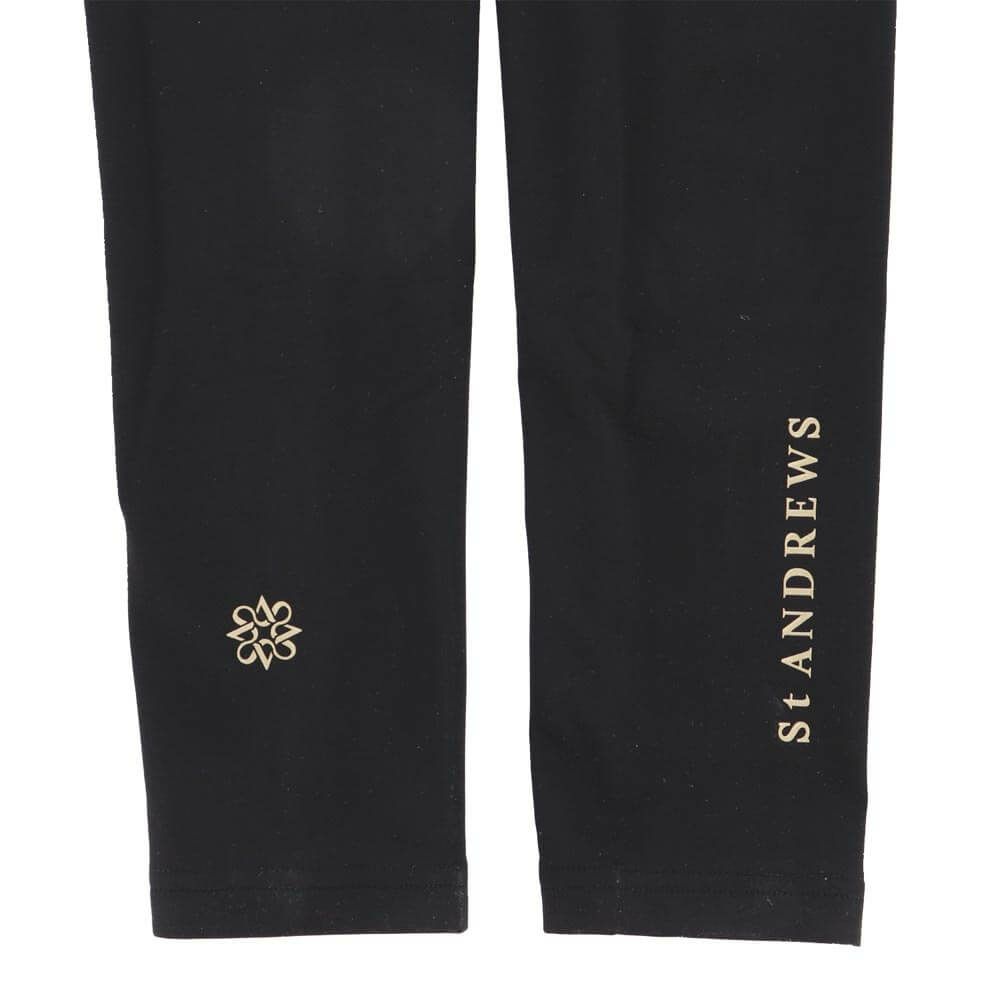 セントアンドリュース St ANDREWS　レディース UV 裏起毛 レギンス 042-5284050 010 ブラック　2025年モデル ブラック 詳細4