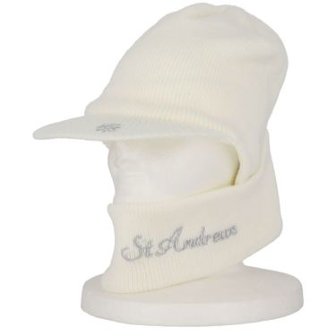 セントアンドリュース St ANDREWS　2WAY ニットキャップ 042-5287152 030 ホワイト　2025年モデル ホワイト 詳細3