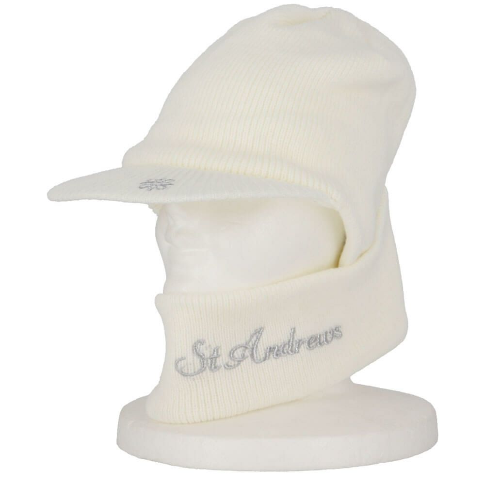 セントアンドリュース St ANDREWS　2WAY ニットキャップ 042-5287152 030 ホワイト　2025年モデル ホワイト 詳細3