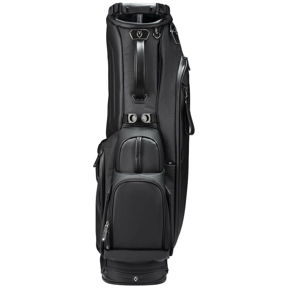 VESSEL ヴェゼル　PLAYER 5.0 Croc Black SINGLE プレイヤー5.0　スタンド キャディバッグ クロコブラック 詳細3