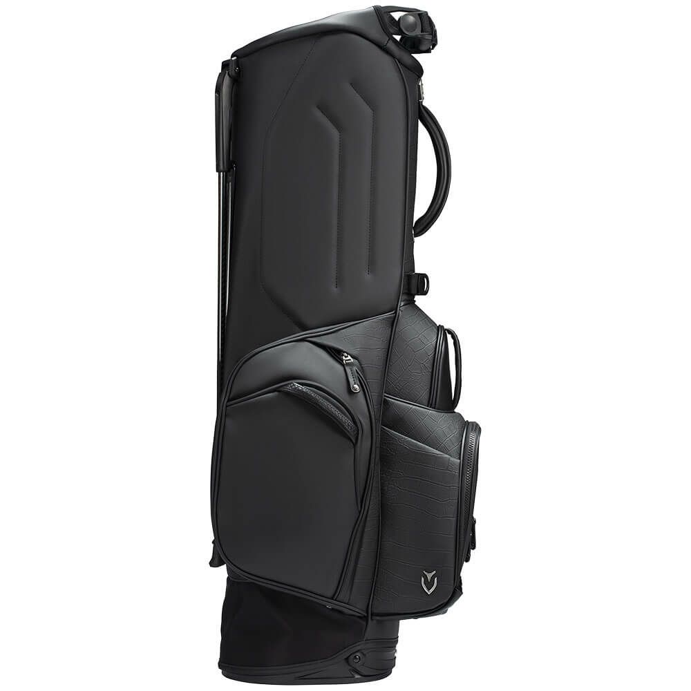 VESSEL ヴェゼル　PLAYER 5.0 Croc Black SINGLE プレイヤー5.0　スタンド キャディバッグ クロコブラック 詳細6
