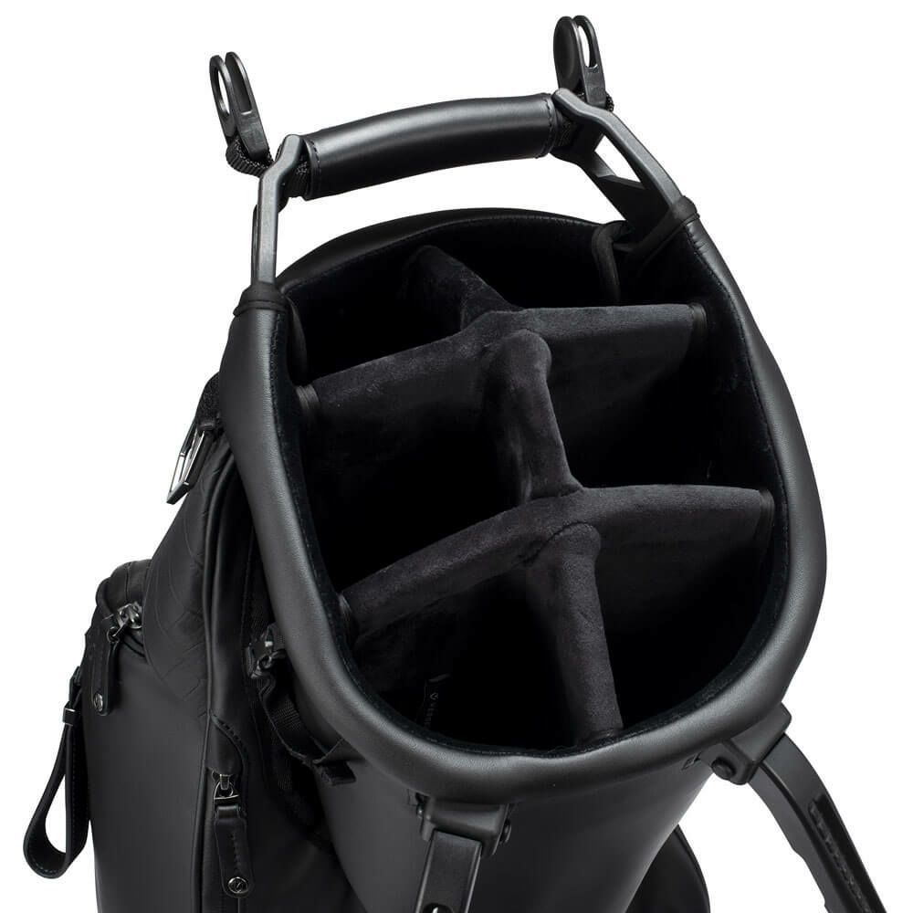 VESSEL ヴェゼル　PLAYER 5.0 Croc Black SINGLE プレイヤー5.0　スタンド キャディバッグ クロコブラック 詳細8