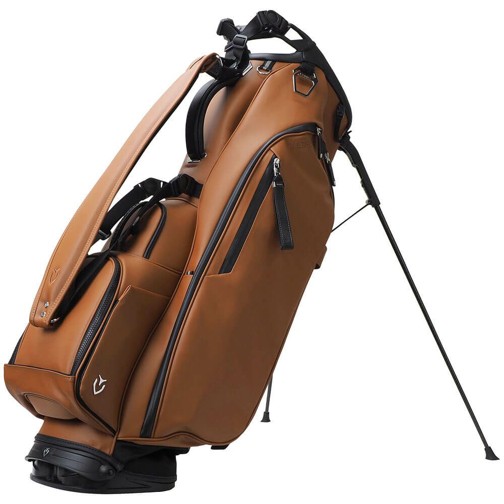 VESSEL ヴェゼル　PLAYER 5.0 Heritage Brown SINGLE プレイヤー5.0　スタンド キャディバッグ ヘリテージブラウン 詳細2