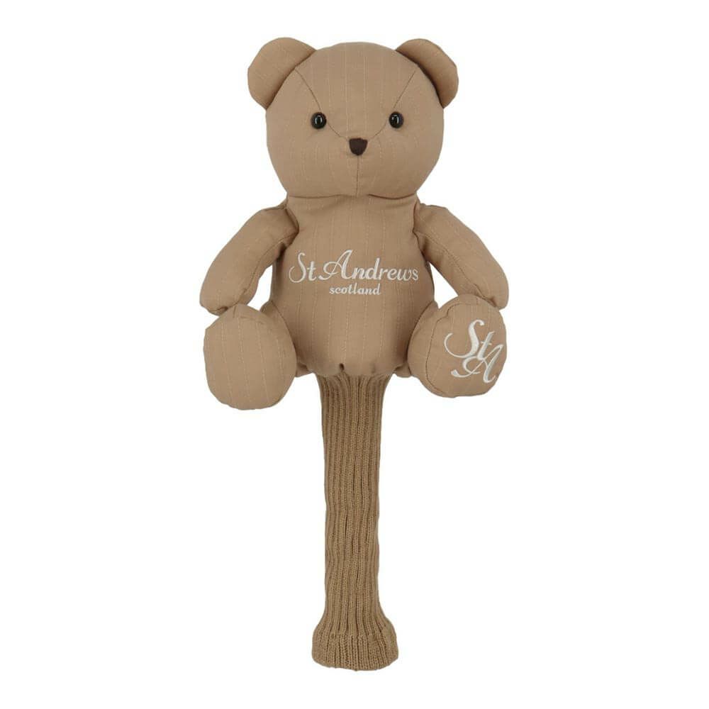 セントアンドリュース St ANDREWS　ピンストライプベア ドライバー用 ヘッドカバー 042-5284001 040 ベージュ　2025年モデル ベージュ