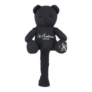 セントアンドリュース St ANDREWS　ピンストライプベア ドライバー用 ヘッドカバー 042-5284001 120 ネイビー　2025年モデル ネイビー