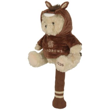 セントアンドリュース St ANDREWS　馬テディベア ドライバー用 ヘッドカバー 042-6984121 050 ブラウン　2025年モデル ブラウン 詳細3