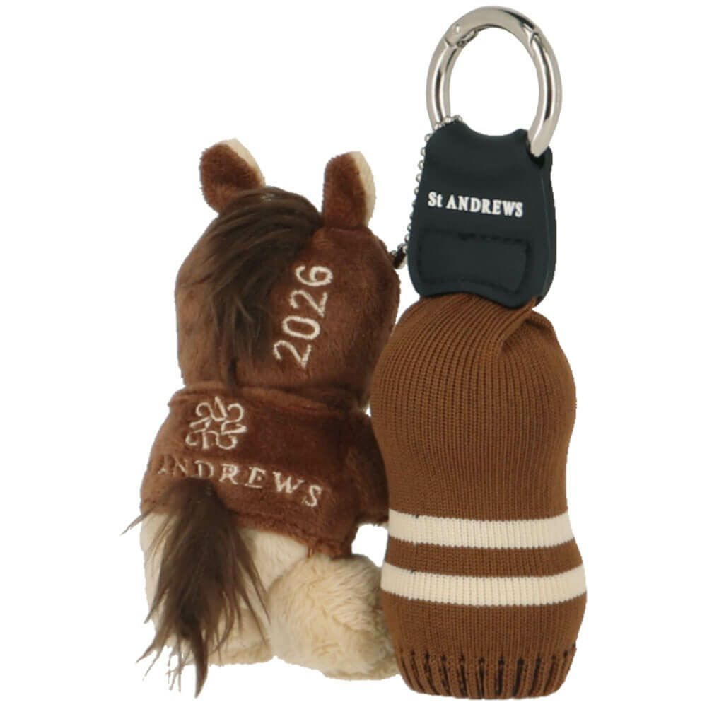 セントアンドリュース St ANDREWS　馬テディベアティー ＆ ボールケース 042-6984122 050 ブラウン　2025年モデル ブラウン 詳細2