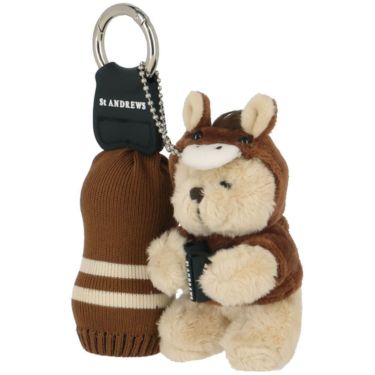 セントアンドリュース St ANDREWS　馬テディベアティー ＆ ボールケース 042-6984122 050 ブラウン　2025年モデル ブラウン 詳細3