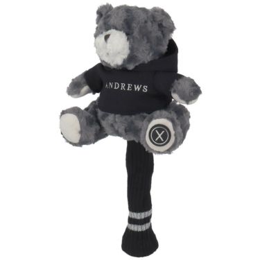 セントアンドリュース St ANDREWS　テディベア フェアウェイ用 ユーティリティ用 ヘッドカバーセット 042-6984211 020 グレー　2025年モデル グレー 詳細4