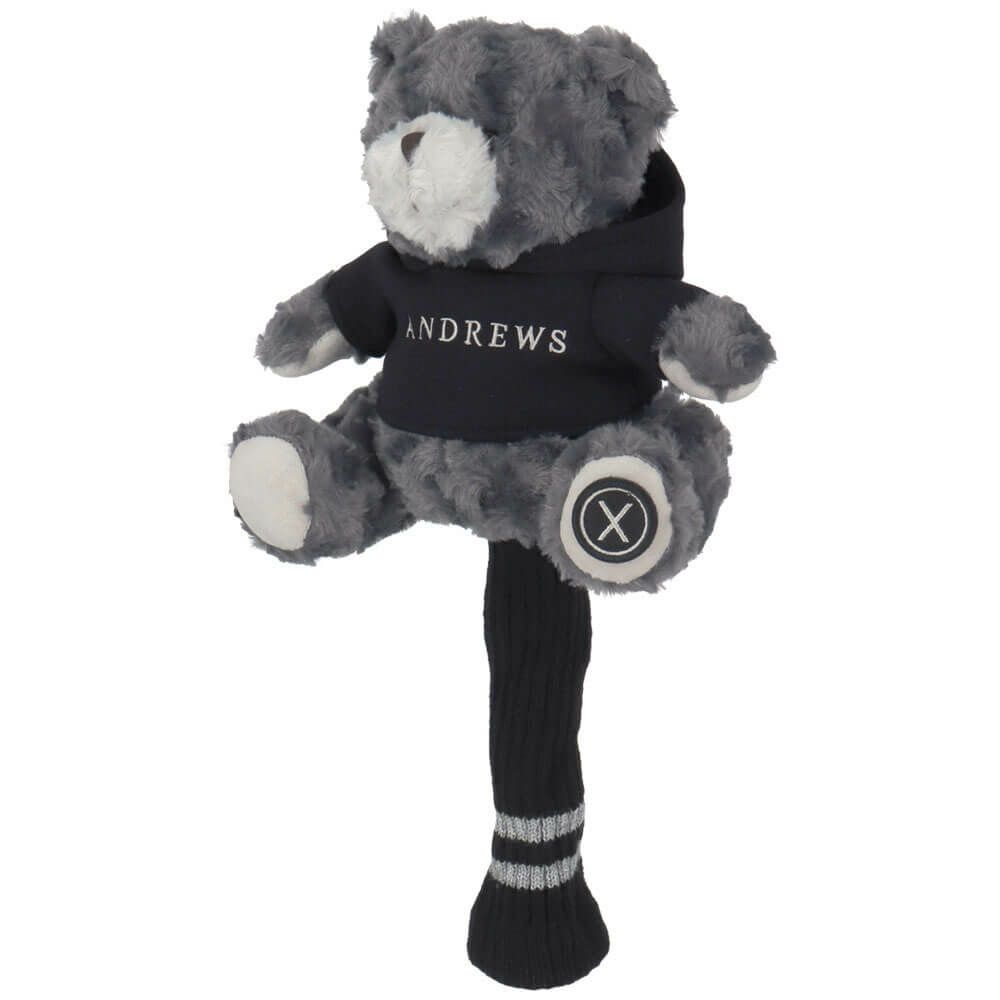 セントアンドリュース St ANDREWS　テディベア フェアウェイ用 ユーティリティ用 ヘッドカバーセット 042-6984211 020 グレー　2025年モデル グレー 詳細4