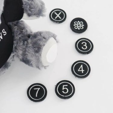 セントアンドリュース St ANDREWS　テディベア フェアウェイ用 ユーティリティ用 ヘッドカバーセット 042-6984211 020 グレー　2025年モデル グレー 詳細6