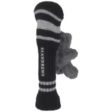 セントアンドリュース St ANDREWS　テディベア フェアウェイ用 ユーティリティ用 ヘッドカバーセット 042-6984211 020 グレー　2025年モデル グレー 詳細8