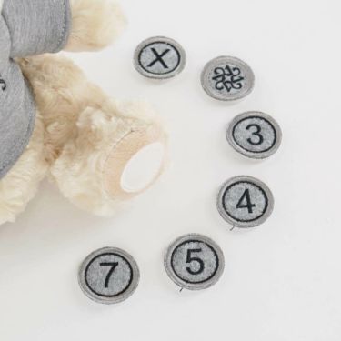 セントアンドリュース St ANDREWS　テディベア フェアウェイ用 ユーティリティ用 ヘッドカバーセット 042-6984211 040 ベージュ　2025年モデル ベージュ 詳細6