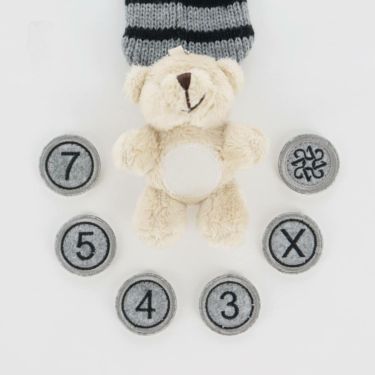 セントアンドリュース St ANDREWS　テディベア フェアウェイ用 ユーティリティ用 ヘッドカバーセット 042-6984211 040 ベージュ　2025年モデル ベージュ 詳細9