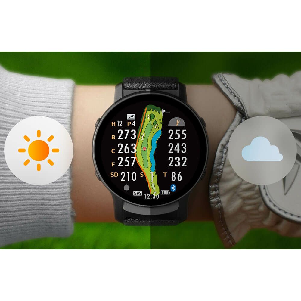 グリーンオン ザ・ゴルフウォッチ THE GOLF WATCH GS601　腕時計型 GPSゴルフナビ 距離計測器　ブラック 詳細5