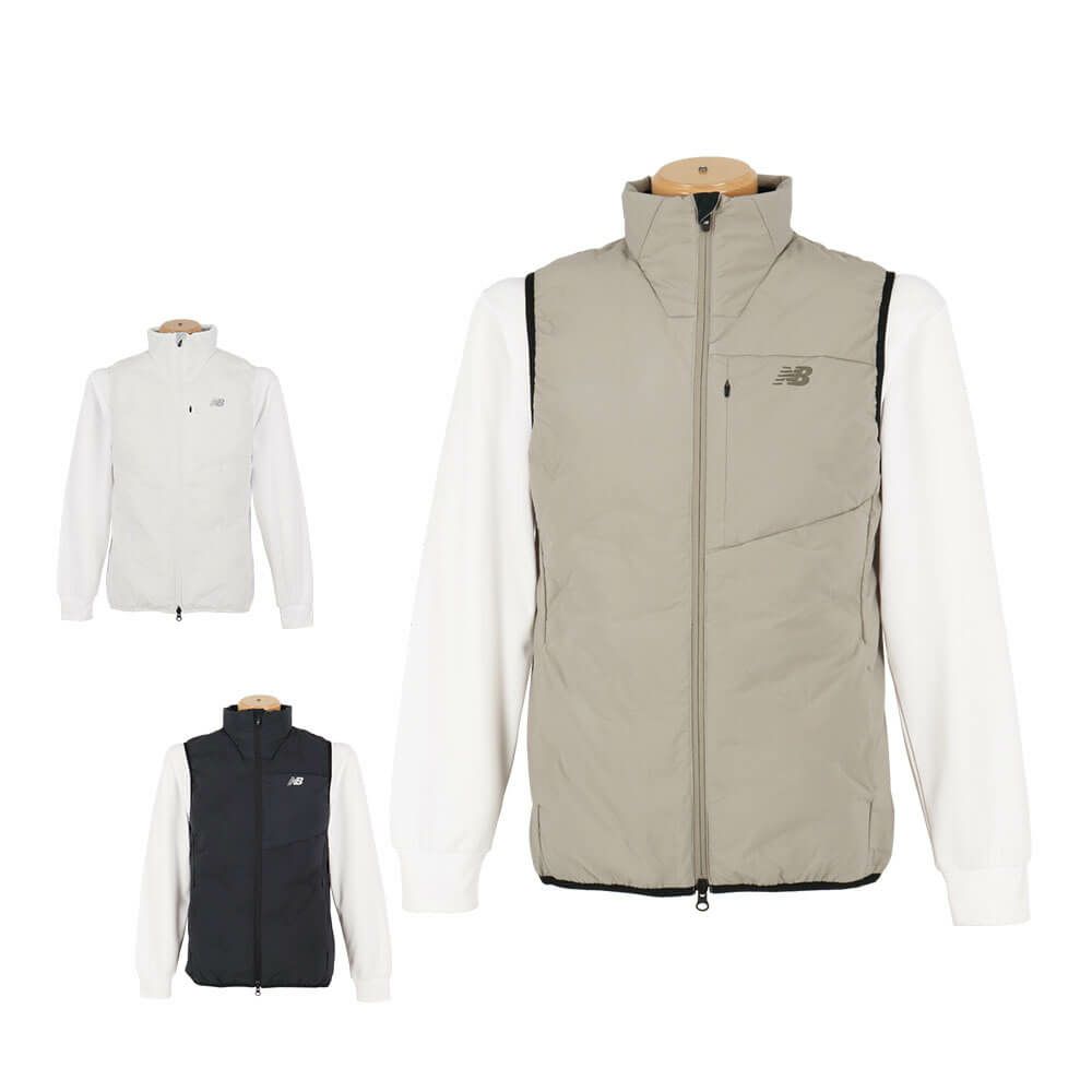ニューバランスゴルフ　メンズ ライトダウン フルジップ ベスト 012-5258001　2025年モデル