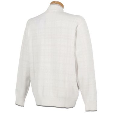 ニューバランスゴルフ　メンズ グレンチェック柄 長袖 モックネック ニット プルオーバー 012-5270007　2025年モデル 詳細6