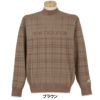ニューバランスゴルフ　メンズ グレンチェック柄 長袖 モックネック ニット プルオーバー 012-5270007　2025年モデル 詳細8
