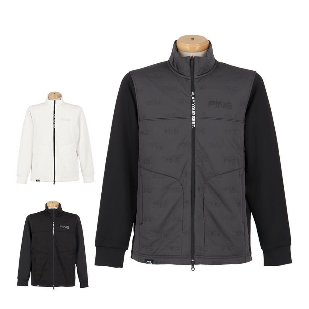 ピン PING　メンズ ピンソニックキルト ダンボール ハイブリット 長袖 ブルゾン 621-5220902　2025年モデル 詳細1