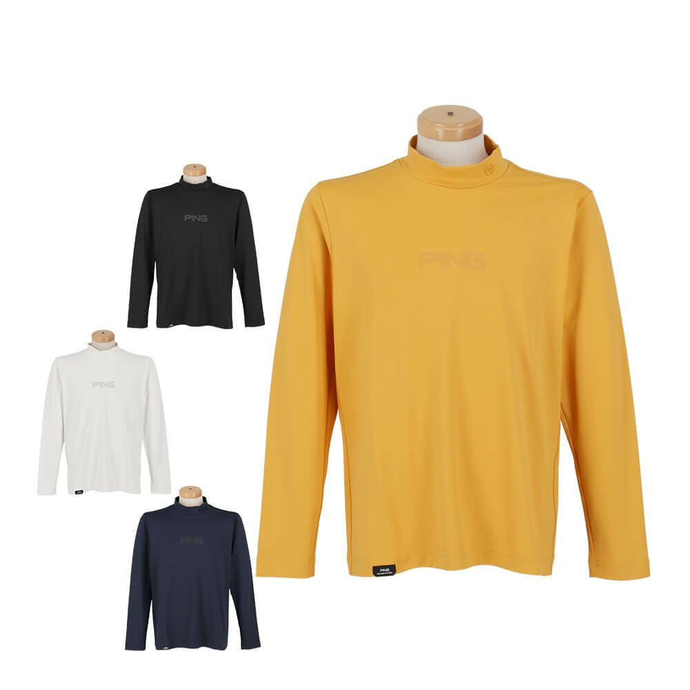 ピン PING　メンズ トリコット 長袖 ハイネック シャツ 621-5266001　2025年モデル 詳細1