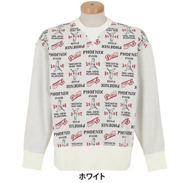 ピン PING　メンズ ジャカード 長袖 クルーネック ニット プルオーバー 621-5270002　2025年モデル 詳細1 詳細5