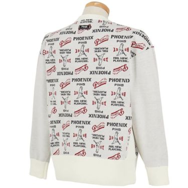 ピン PING　メンズ ジャカード 長袖 クルーネック ニット プルオーバー 621-5270002　2025年モデル 詳細1 詳細6