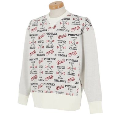 ピン PING　メンズ ジャカード 長袖 クルーネック ニット プルオーバー 621-5270002　2025年モデル 詳細1 詳細7