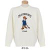 ピン PING　メンズ Mr.PING ジャカード 長袖 クルーネック ニット プルオーバー 621-5270902　2025年モデル 詳細1 詳細5