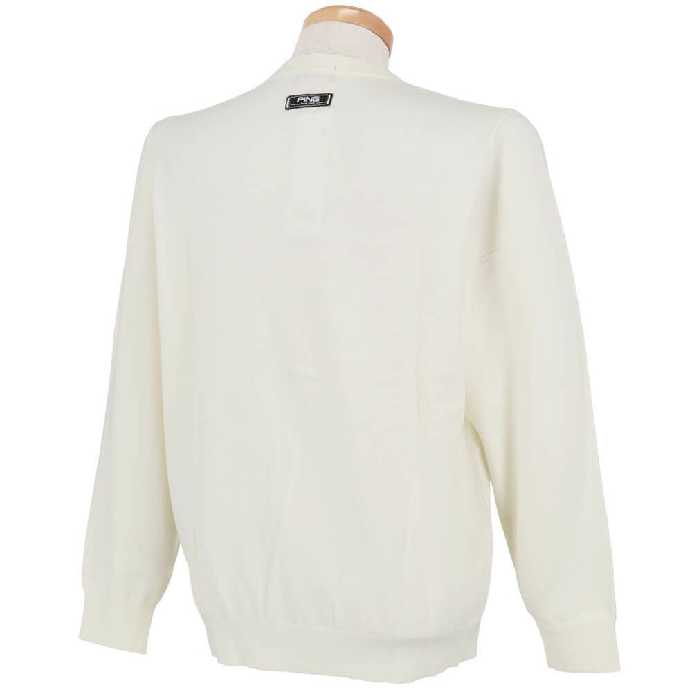 ピン PING　メンズ Mr.PING ジャカード 長袖 クルーネック ニット プルオーバー 621-5270902　2025年モデル 詳細1 詳細6