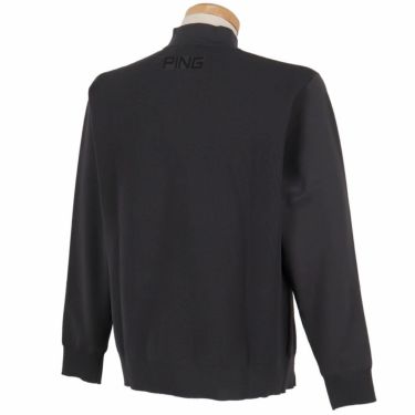 ピン PING　メンズ ハーフジップ 長袖 ハイネック ジャガード ニット 621-5275900　2025年モデル 詳細1 詳細6