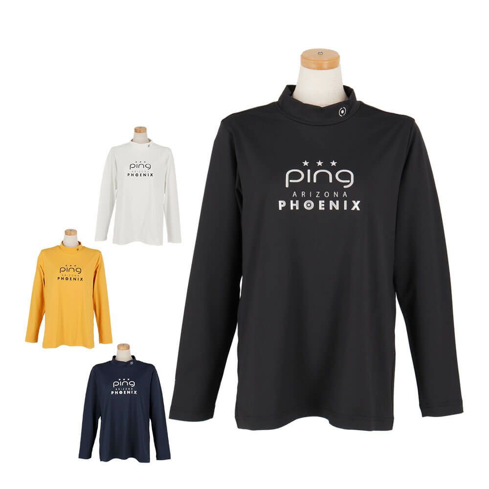 ピン PING レディース トリコット 長袖 ハイネック シャツ 622-5266001