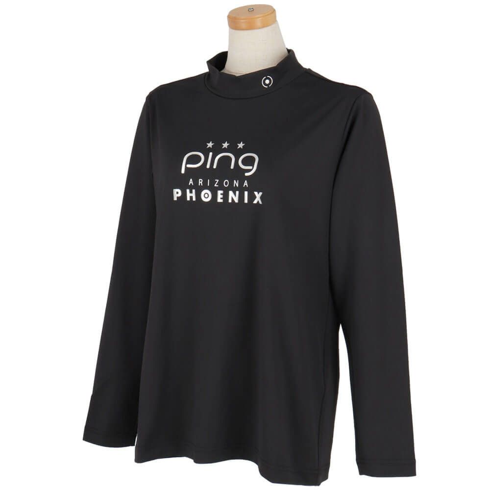ピン PING　レディース トリコット 長袖 ハイネック シャツ 622-5266001　2025年モデル 詳細1 詳細4