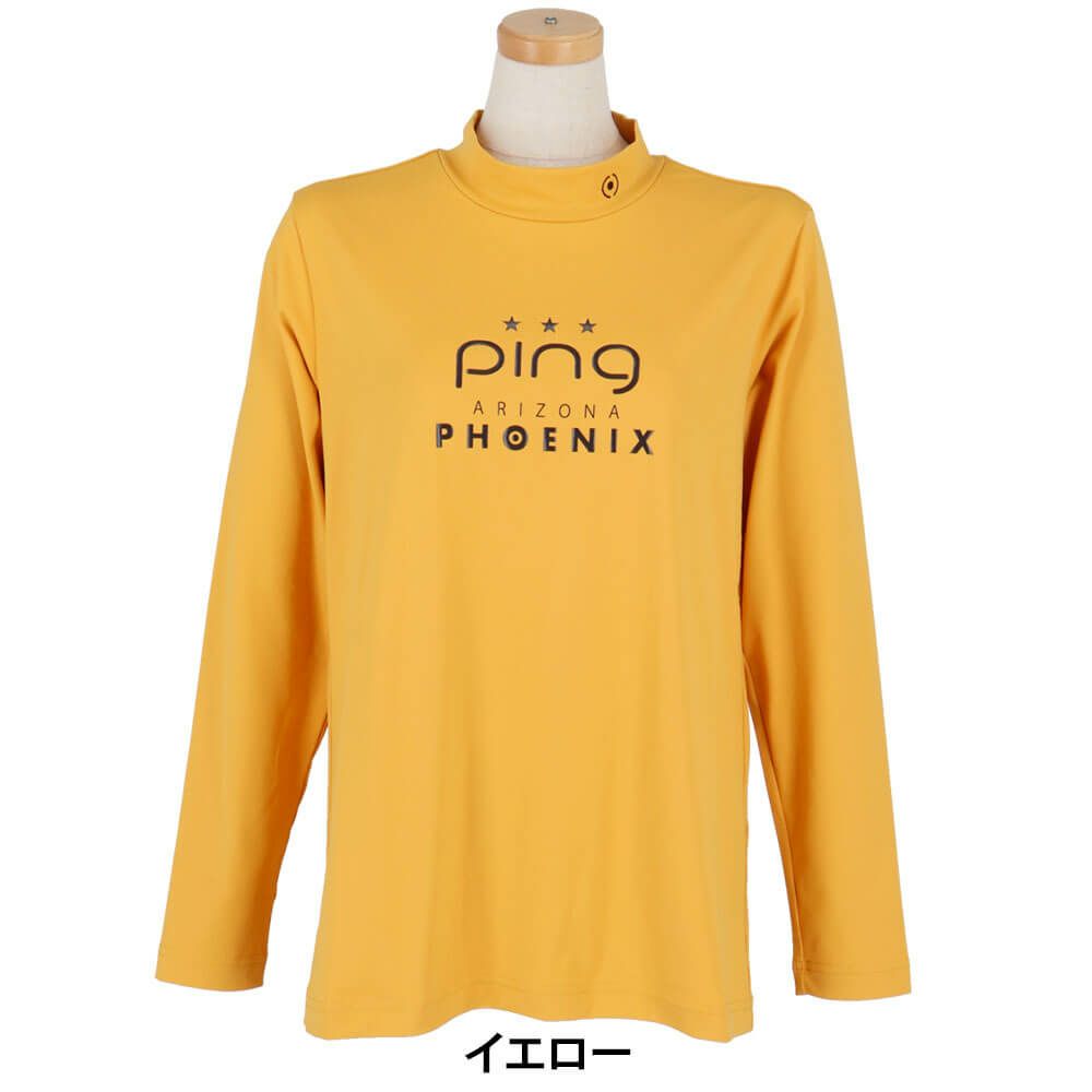 ピン PING　レディース トリコット 長袖 ハイネック シャツ 622-5266001　2025年モデル 詳細1 詳細8