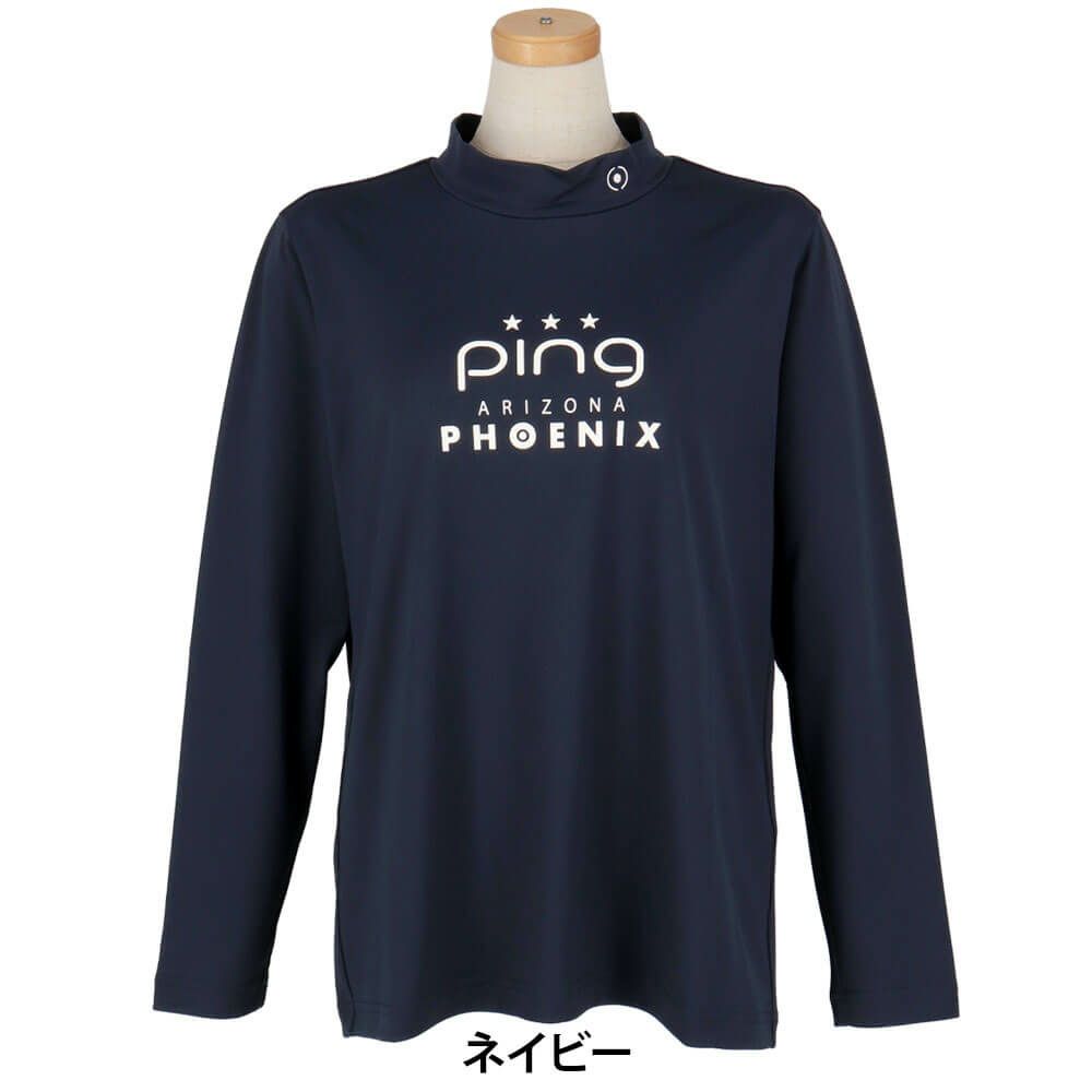 ピン PING　レディース トリコット 長袖 ハイネック シャツ 622-5266001　2025年モデル 詳細1 詳細13