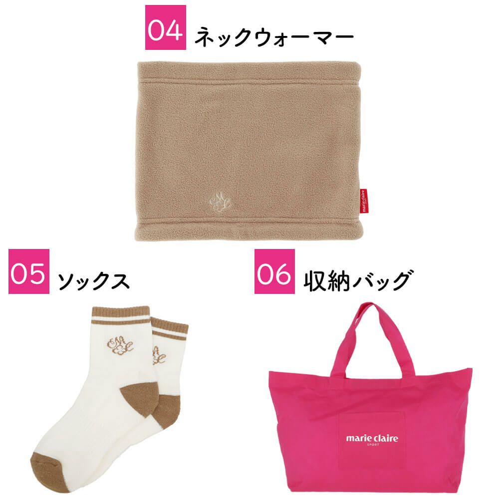豪華8点セット マリクレール marie claire 2026年新春　レディース ゴルフウェア福袋 詳細5