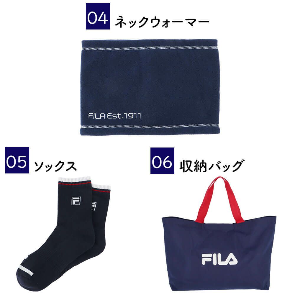 豪華8点セット フィラ FILA 2026年新春　メンズ ゴルフウェア福袋 詳細11