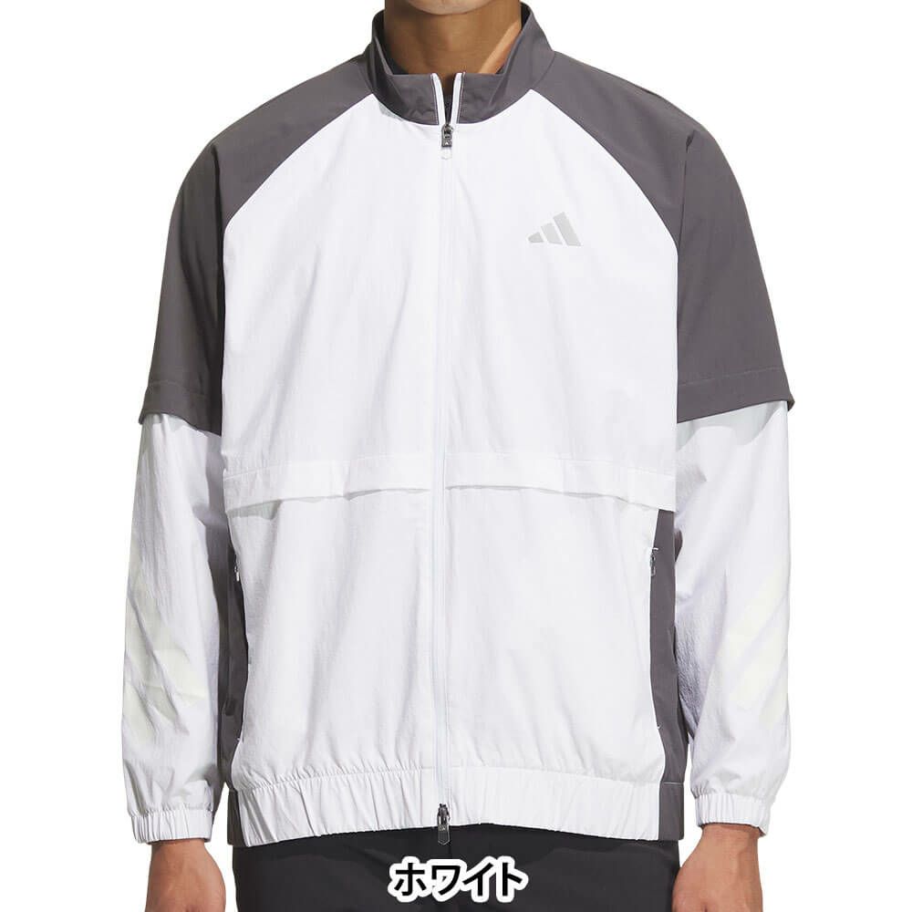 アディダス adidas　メンズ トラック 長袖 フルジップ ジャケット JUW92　2025年モデル 詳細2
