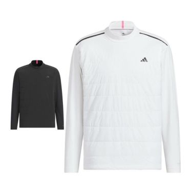 アディダス adidas　メンズ アディゼロ Frost Guard キルトコンビネーション 長袖 モックネック シャツ JWJ83　2025年モデル
